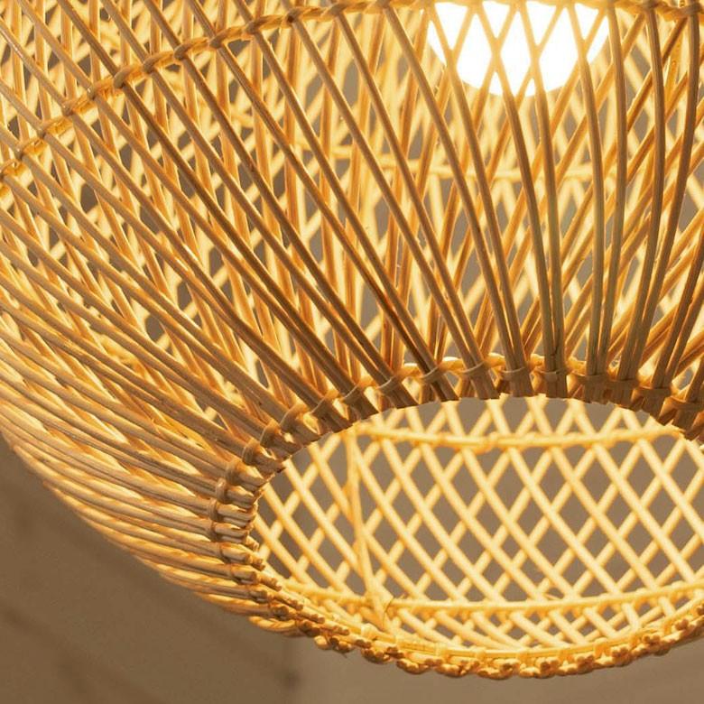 ペンダントライト ランプシェード 照明 ラタン 籐 吊り下げ 照明 21.5cm おしゃれ LED対応 E26 シェード アジアンランプ リゾート 北欧 13937 | ELEMENTS（インテリア） | 14