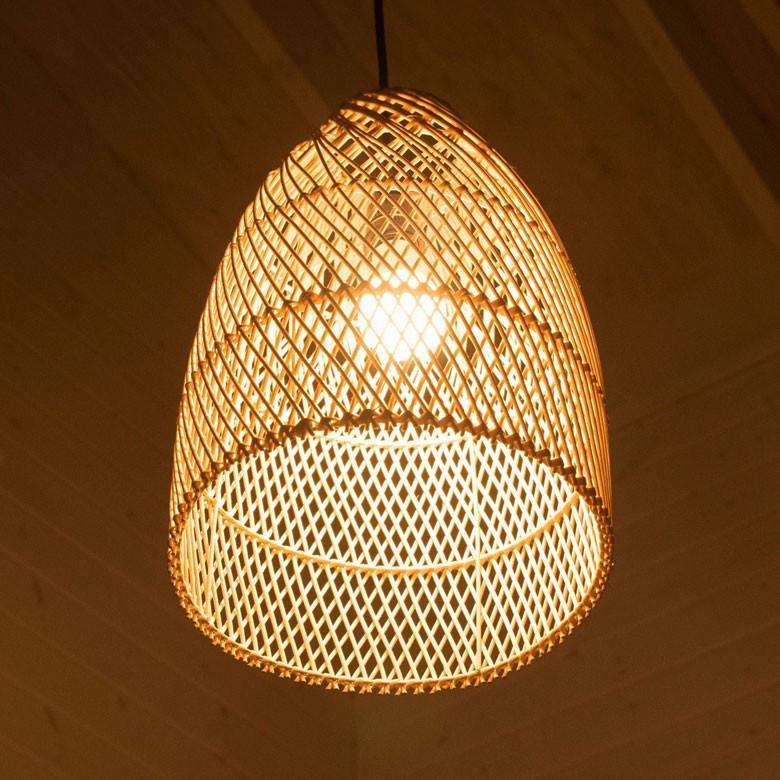 ペンダントライト ランプシェード 照明 ラタン 籐 吊り下げ 照明 おしゃれ LED対応 E26 シェード アジアンランプ リゾート 北欧 13938 | ELEMENTS（インテリア） | 08