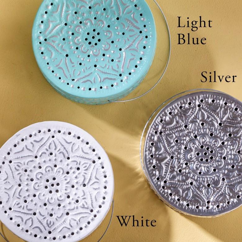 蚊取り線香ホルダー 蚊取り線香立て 蚊取り線香入れ 径約16cm 蚊取り線香 蚊遣り 蚊やり 蓋付き ハンドル付き アルミ製 虫よけ対策 13945 | ブランド登録なし | 06