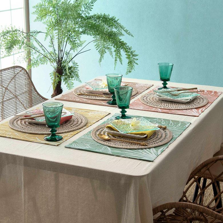 ランチョンマット ウォーターヒヤシンス製 コットン ランチマット プレースマット プレイスマット テーブルウェア キッチン 雑貨 敷物 テーブルマット 13953 | ELEMENTS（インテリア） | 16