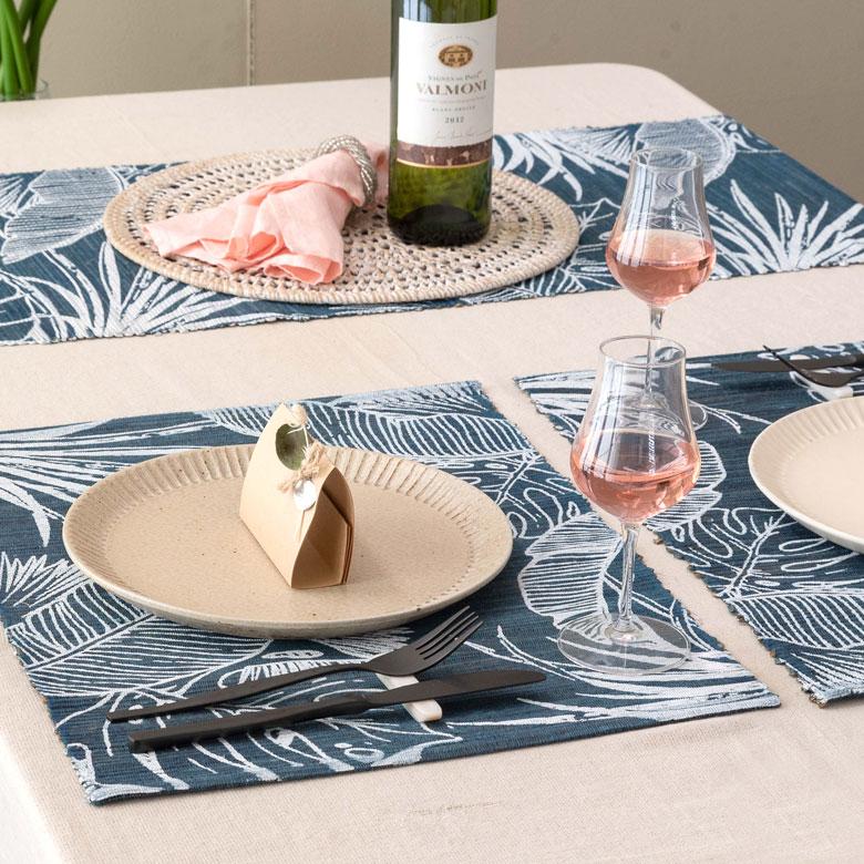 ランチョンマット ウォーターヒヤシンス製 コットン ランチマット プレースマット プレイスマット テーブルウェア キッチン 雑貨 敷物 テーブルマット 13953 | ELEMENTS（インテリア） | 18