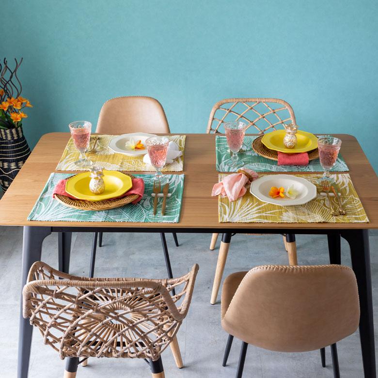 ランチョンマット ウォーターヒヤシンス製 コットン ランチマット プレースマット プレイスマット テーブルウェア キッチン 雑貨 敷物 テーブルマット 13953 | ELEMENTS（インテリア） | 20