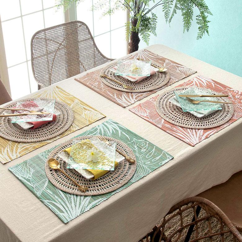 ランチョンマット ウォーターヒヤシンス製 コットン ランチマット プレースマット プレイスマット テーブルウェア キッチン 雑貨 敷物 テーブルマット 13953 | ELEMENTS（インテリア） | 07