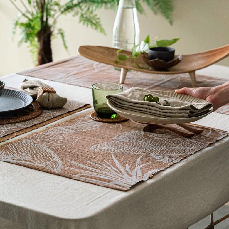ランチョンマット ウォーターヒヤシンス製 コットン ランチマット プレースマット プレイスマット テーブルウェア キッチン 雑貨 敷物 テーブルマット 13953 | ELEMENTS（インテリア） | 09