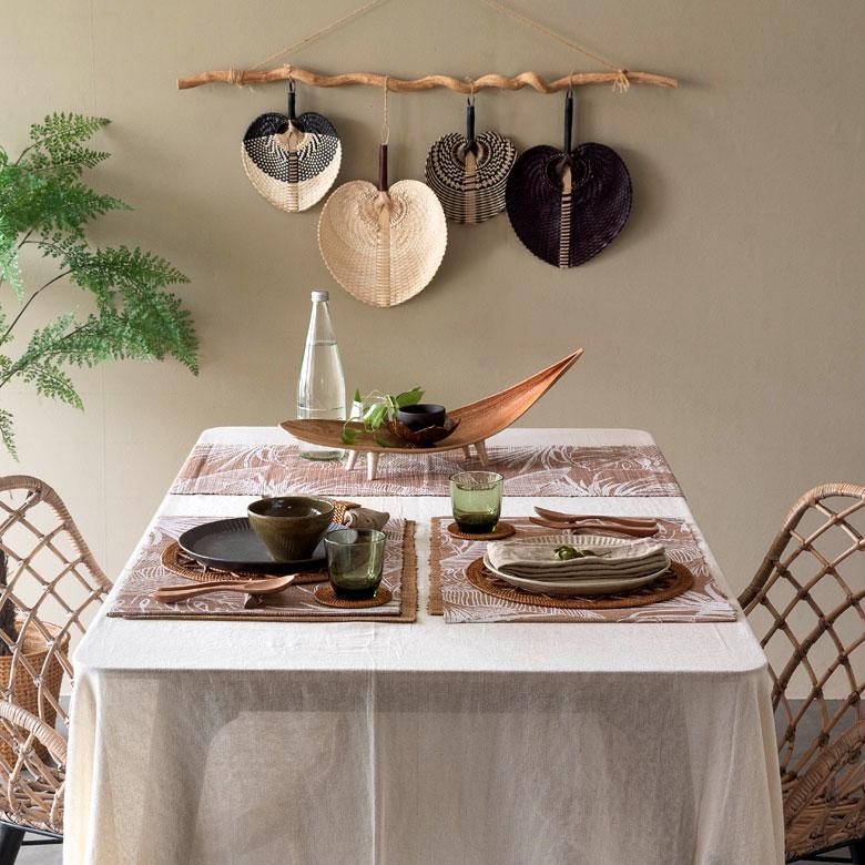 ランチョンマット ウォーターヒヤシンス製 コットン ランチマット プレースマット プレイスマット テーブルウェア キッチン 雑貨 敷物 テーブルマット 13953 | ELEMENTS（インテリア） | 13