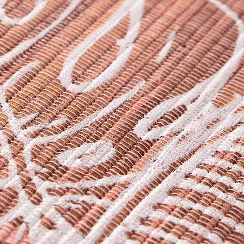 テーブルランナー ウォーターヒヤシンス製 コットン 天然素材 ハンドメイド カラフル 食卓布 クロス トロピカル モンステラ ハワイアン バナナリーフ 13954 | ELEMENTS（インテリア） | 06