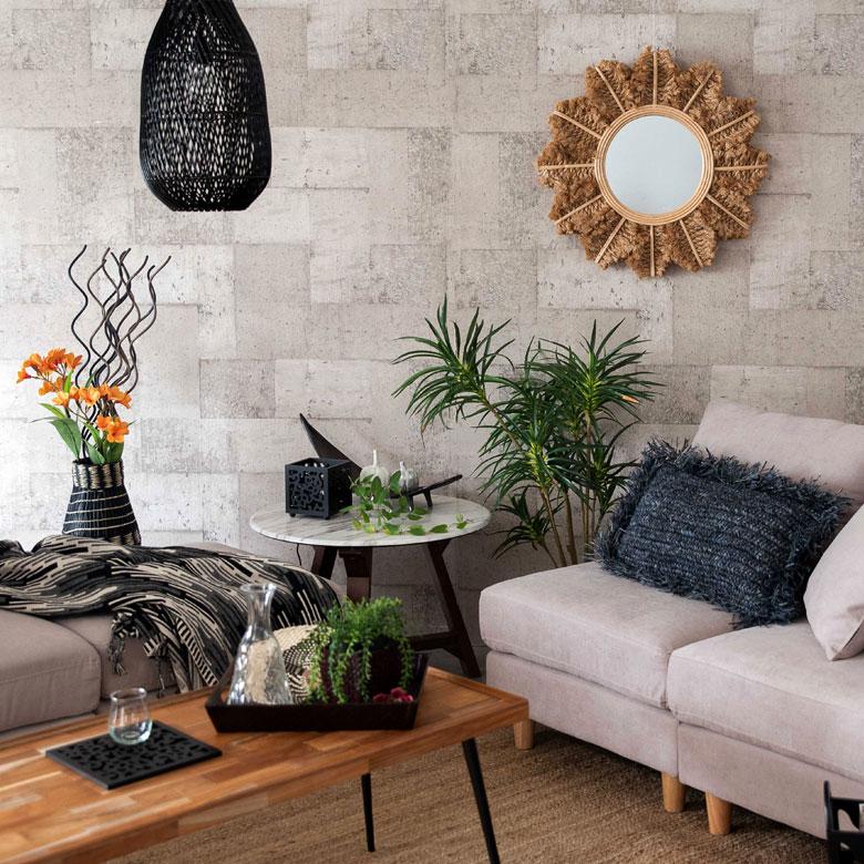 ミラー 鏡 壁掛け ラタン 麻 ロープ 約 直径 60cm 壁掛けミラー ウォールミラー 壁掛け鏡 デザインミラー ウォールデコレーション インテリア 13955 | ブランド登録なし | 11