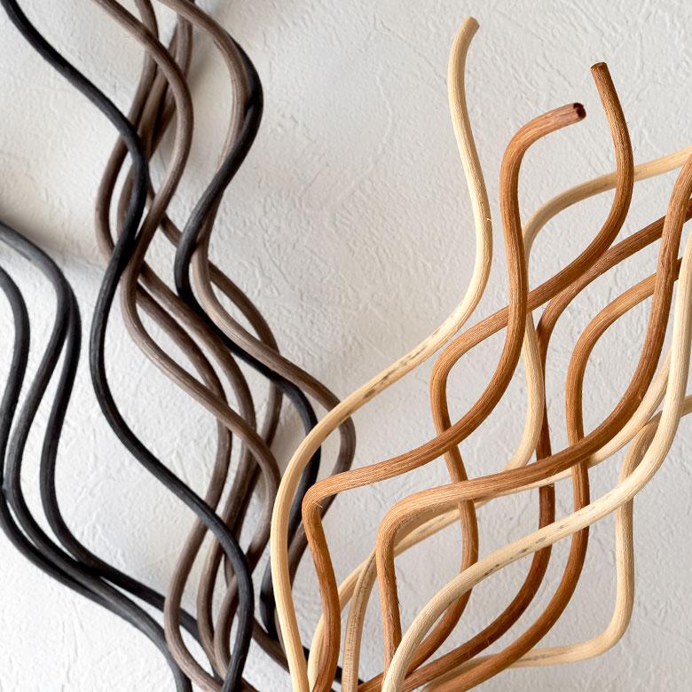 アートプランツ ラタン 籐 枝 フラワーアレンジメント インテリア アート ブランチ デコレーション スティック ウェーブ 装飾 ディスプレイ オブジェ 13956 | ブランド登録なし | 03