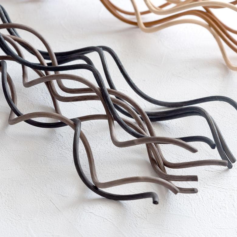 アートプランツ ラタン 籐 枝 フラワーアレンジメント インテリア アート ブランチ デコレーション スティック ウェーブ 装飾 ディスプレイ オブジェ 13956 | ブランド登録なし | 18