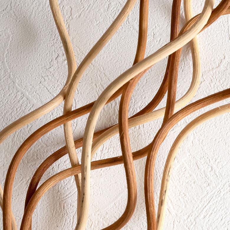 アートプランツ ラタン 籐 枝 フラワーアレンジメント インテリア アート ブランチ デコレーション スティック ウェーブ 装飾 ディスプレイ オブジェ 13956 | ブランド登録なし | 08