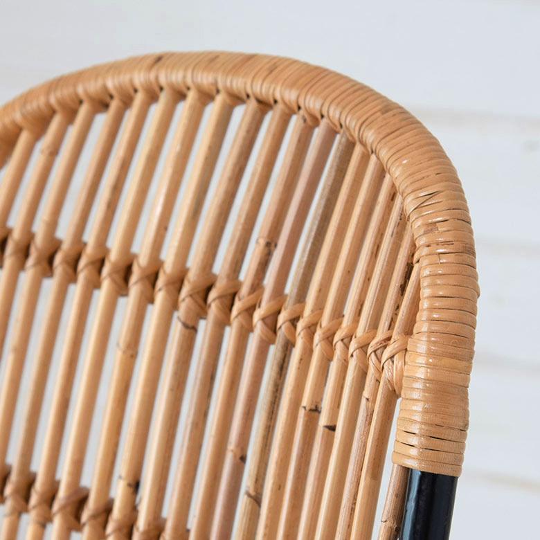 チェア ラタンチェア ラタン 籐 スチール 1脚 椅子 ダイニングチェア ラウンジチェア ロッキングチェア 一人用 店舗 家具 おしゃれ リゾート 13957 | ELEMENTS（インテリア） | 14