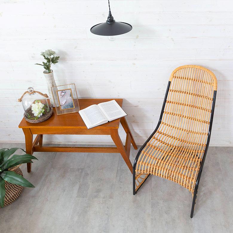 チェア ラタンチェア ラタン 籐 スチール 1脚 椅子 ダイニングチェア ラウンジチェア ロッキングチェア 一人用 店舗 家具 おしゃれ リゾート 13957 | ELEMENTS（インテリア） | 06
