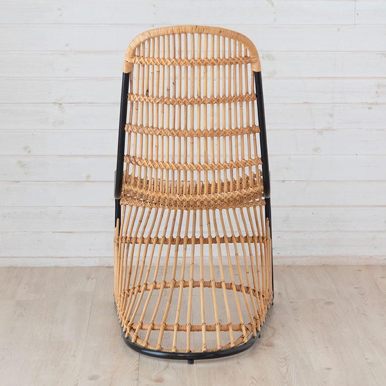 チェア ラタンチェア ラタン 籐 スチール 1脚 椅子 ダイニングチェア ラウンジチェア ロッキングチェア 一人用 店舗 家具 おしゃれ リゾート 13957 | ELEMENTS（インテリア） | 08