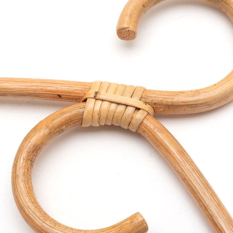 ラタンハンガー S 籐 ナチュラル ライトブラウン W 26cm 子供用 キッズ 衣類収納 ディスプレイ アジアン 13958 | ELEMENTS（インテリア） | 18