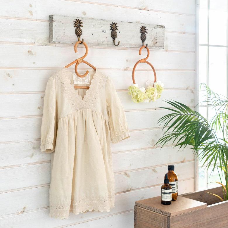 ラタンハンガー S 籐 ナチュラル ライトブラウン W 26cm 子供用 キッズ 衣類収納 ディスプレイ アジアン 13958 | ELEMENTS（インテリア） | 19