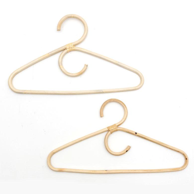 ラタンハンガーM 籐 ナチュラル ライトブラウン W40cm 大人用 タオルハンガー 衣類収納 ディスプレイ アジアン 13959 | ELEMENTS（インテリア） | 15