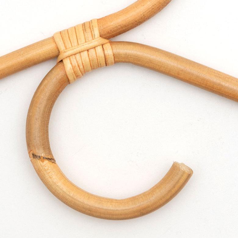 ラタンハンガーM 籐 ナチュラル ライトブラウン W40cm 大人用 タオルハンガー 衣類収納 ディスプレイ アジアン 13959 | ELEMENTS（インテリア） | 11