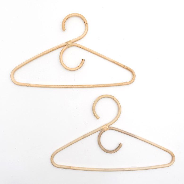 ラタンハンガーL 籐 ナチュラル ライトブラウン W46cm 大人用 タオルハンガー 衣類収納 ディスプレイ アジアン 13960 | ELEMENTS（インテリア） | 15