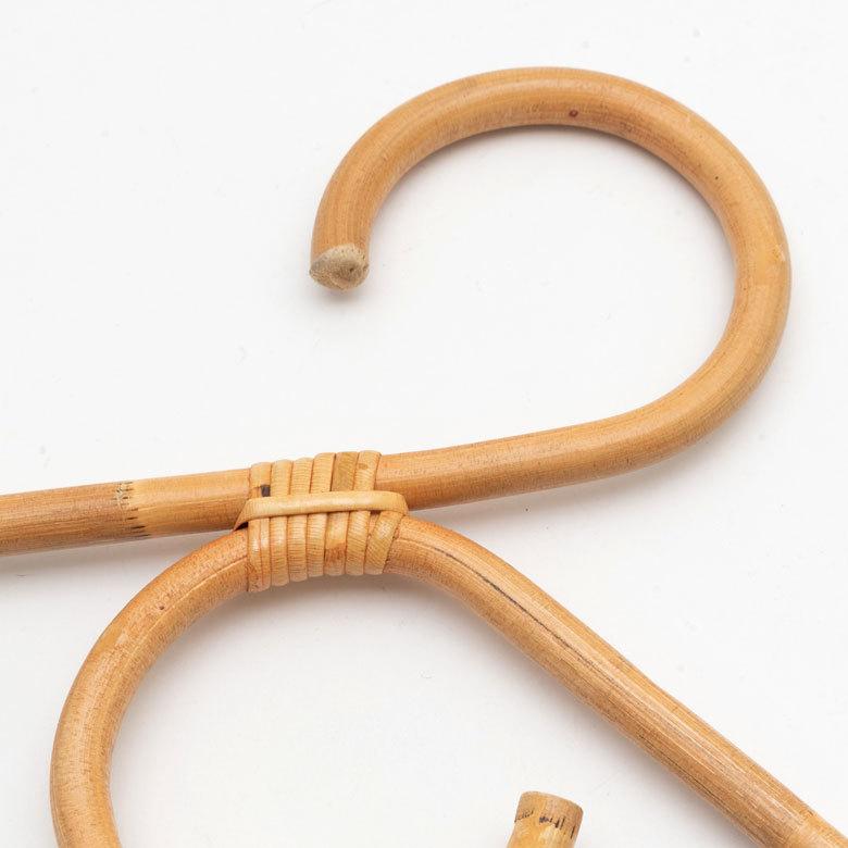 ラタンハンガーL 籐 ナチュラル ライトブラウン W46cm 大人用 タオルハンガー 衣類収納 ディスプレイ アジアン 13960 | ELEMENTS（インテリア） | 18