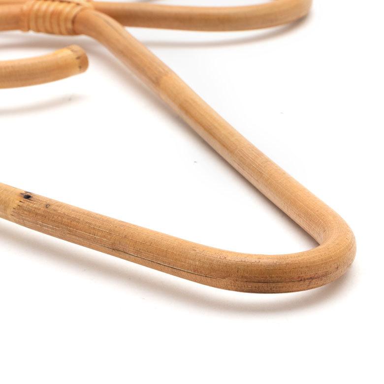 ラタンハンガーL 籐 ナチュラル ライトブラウン W46cm 大人用 タオルハンガー 衣類収納 ディスプレイ アジアン 13960 | ELEMENTS（インテリア） | 06