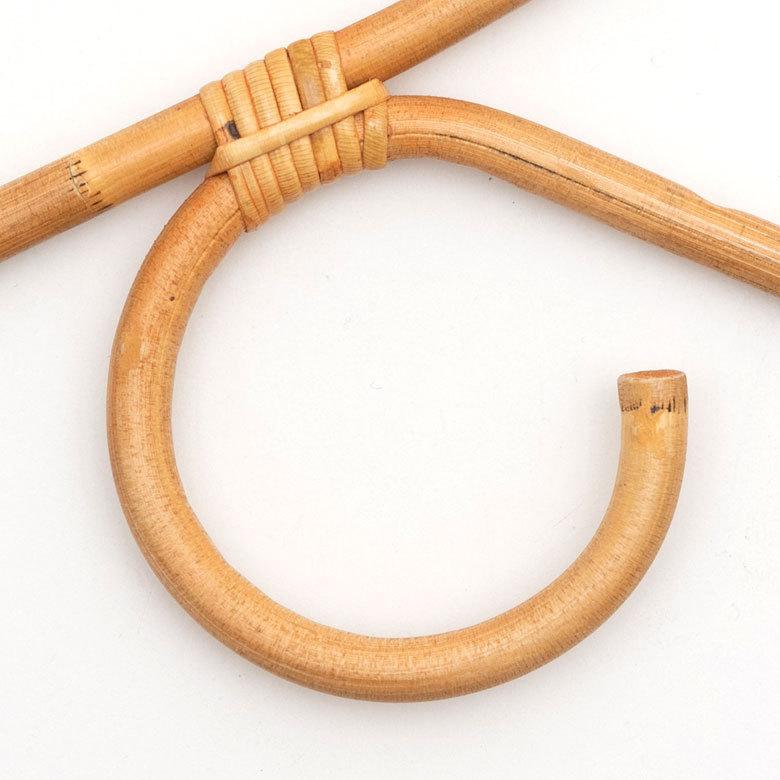 ラタンハンガーL 籐 ナチュラル ライトブラウン W46cm 大人用 タオルハンガー 衣類収納 ディスプレイ アジアン 13960 | ELEMENTS（インテリア） | 11