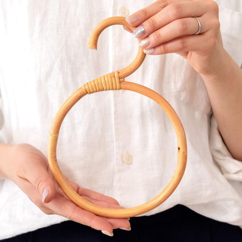 ラタンハンガー サークル 円形 籐 W15cm ループハンガー タオルハンガー 衣類収納 ディスプレイ アジアン 13961 | ELEMENTS（インテリア） | 08