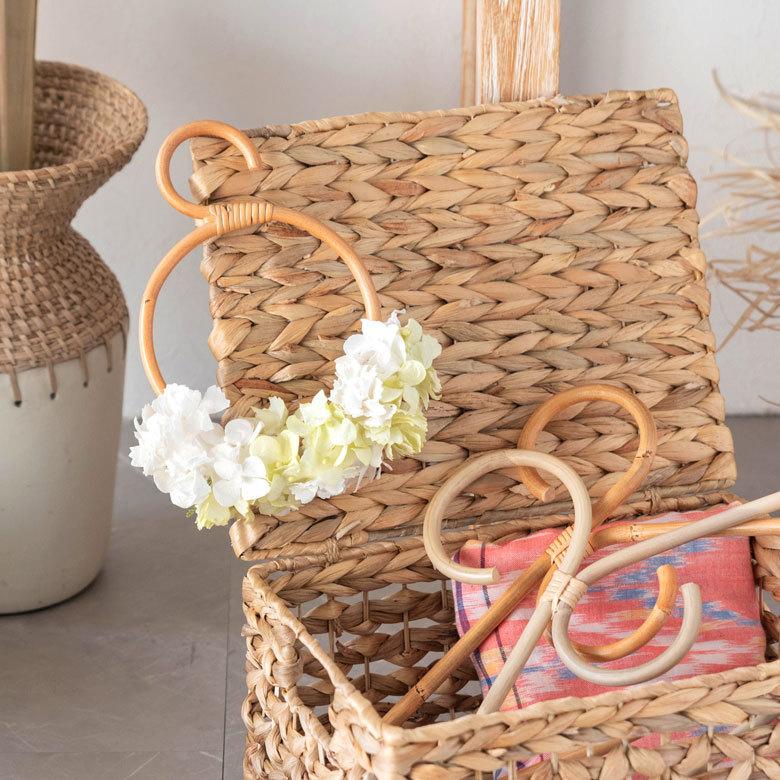 ラタンハンガー サークル 円形 籐 W15cm ループハンガー タオルハンガー 衣類収納 ディスプレイ アジアン 13961 | ELEMENTS（インテリア） | 09