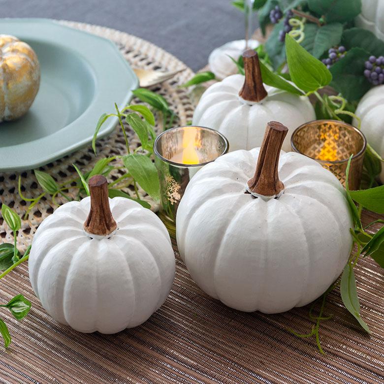 パンプキン Sサイズ 置物 オブジェ かぼちゃ ハロウィン パーティー グッズ 雑貨 ブラック 木彫り DIY デコレーション コーディネート おしゃれ 13963 | ELEMENTS（インテリア） | 02