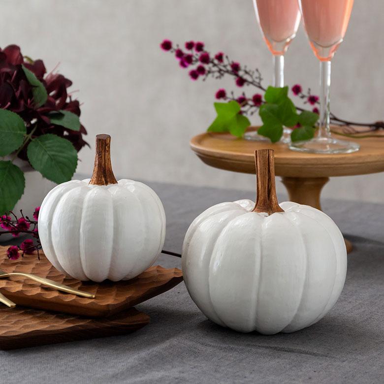 パンプキン Sサイズ 置物 オブジェ かぼちゃ ハロウィン パーティー グッズ 雑貨 ブラック 木彫り DIY デコレーション コーディネート おしゃれ 13963 | ELEMENTS（インテリア） | 04