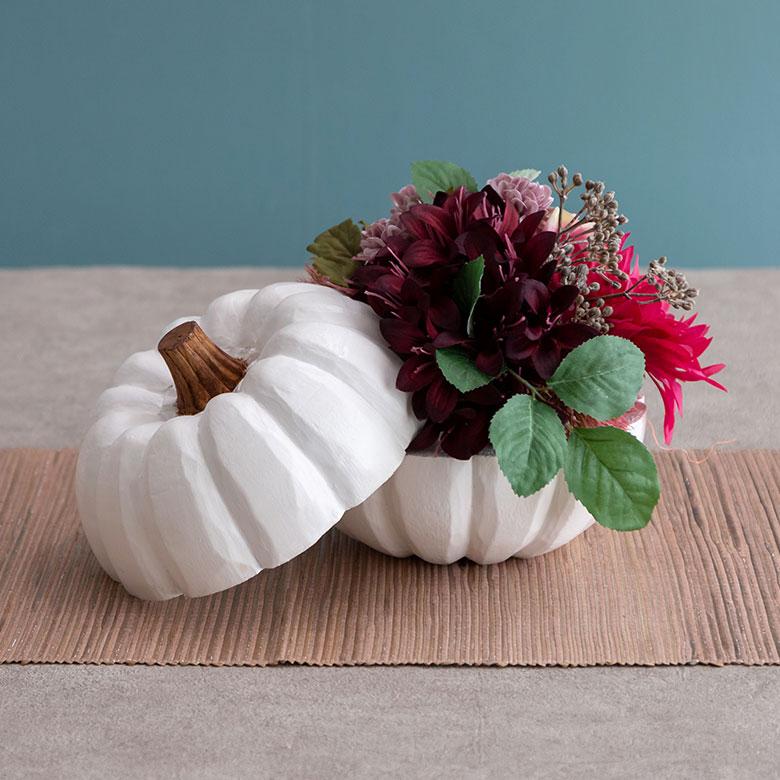 パンプキン Lサイズ 置物 オブジェ かぼちゃ ハロウィン パーティー グッズ 雑貨 ブラック 木彫り DIY デコレーション コーディネート おしゃれ 13965 | ブランド登録なし | 16