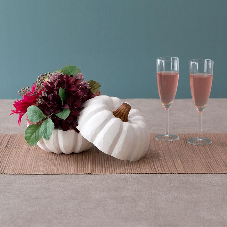 パンプキン Lサイズ 置物 オブジェ かぼちゃ ハロウィン パーティー グッズ 雑貨 ブラック 木彫り DIY デコレーション コーディネート おしゃれ 13965 | ブランド登録なし | 07