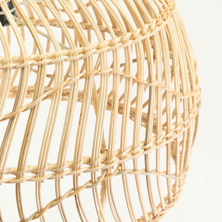 ペンダントライト ランプシェード ラタン 籐 1灯 口金26 60W LED対応 天井照明 インテリア アジアン ナチュラル  13982-na | ELEMENTS（インテリア） | 01