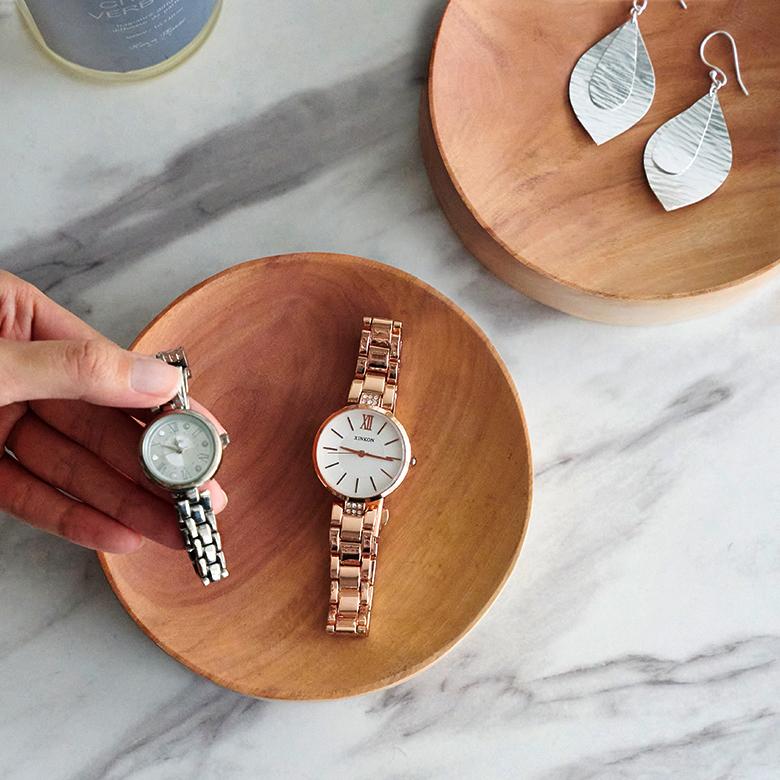 コイン トレー 小物 入れ 木製 ラウンド 丸形 トレイ デスク 玄関 鍵置き下駄箱 収納 アクセサリー つり銭 キャッシュ おしゃれ 天然木 北欧 西海岸 13991 | ELEMENTS（インテリア） | 11