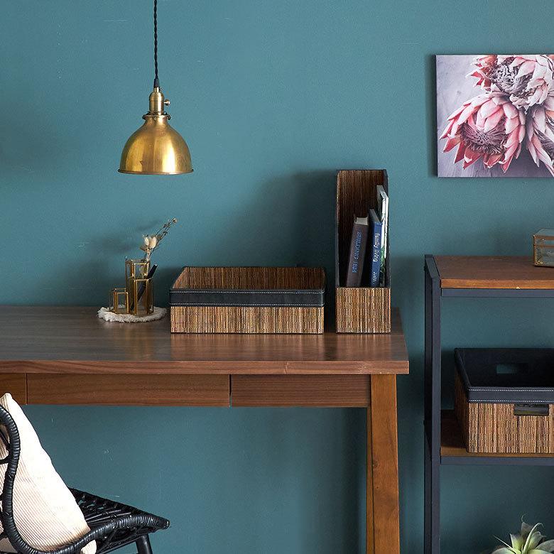 ファイル スタンド 書類 立て パームリディ A4 縦型  ボックス ブック 本 ホルダー デスク 収納 事務 用品 整理 文房具 アジアン 雑貨 和風 和 モダン 13993 | ブランド登録なし | 01