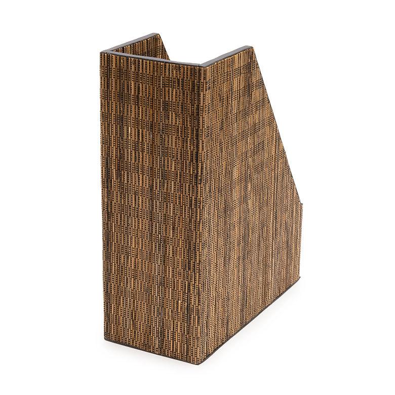 ファイル スタンド 書類 立て パームリディ A4 縦型  ボックス ブック 本 ホルダー デスク 収納 事務 用品 整理 文房具 アジアン 雑貨 和風 和 モダン 13993 | ブランド登録なし | 07