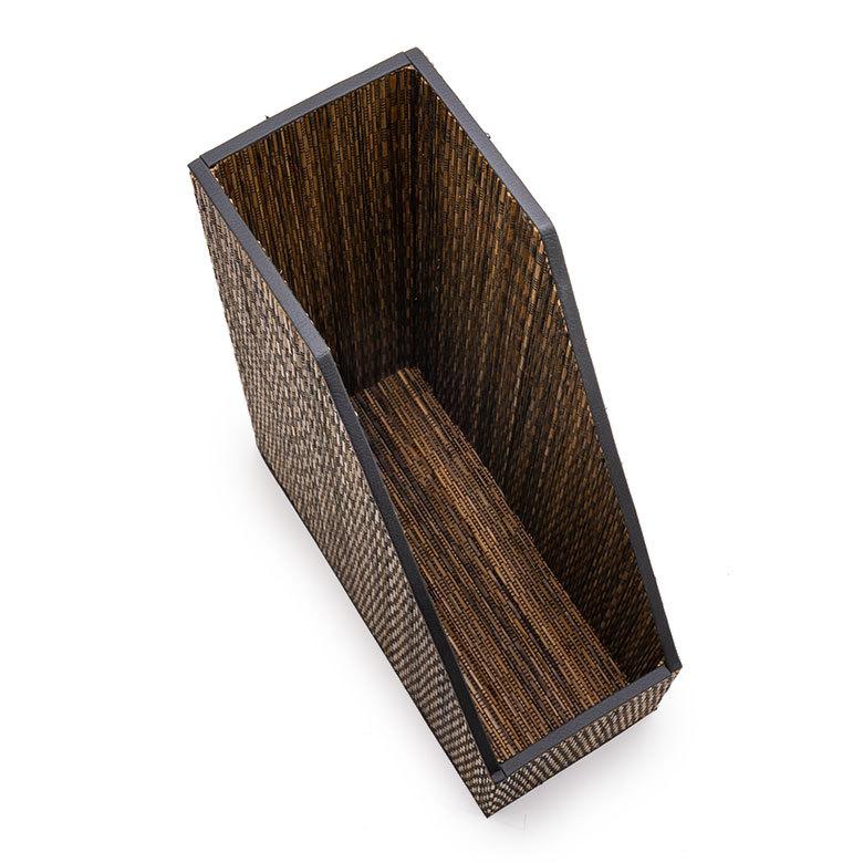 ファイル スタンド 書類 立て パームリディ A4 縦型  ボックス ブック 本 ホルダー デスク 収納 事務 用品 整理 文房具 アジアン 雑貨 和風 和 モダン 13993 | ブランド登録なし | 09