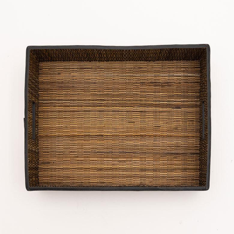 トレイ 収納 持ち手 A4 パームリディ トレー ケース レター デスク 卓上 机上 小物 書類  文房具 オフィス おしゃれ アジアン 雑貨 バリ島 南国 リゾート  13996 | ブランド登録なし | 07