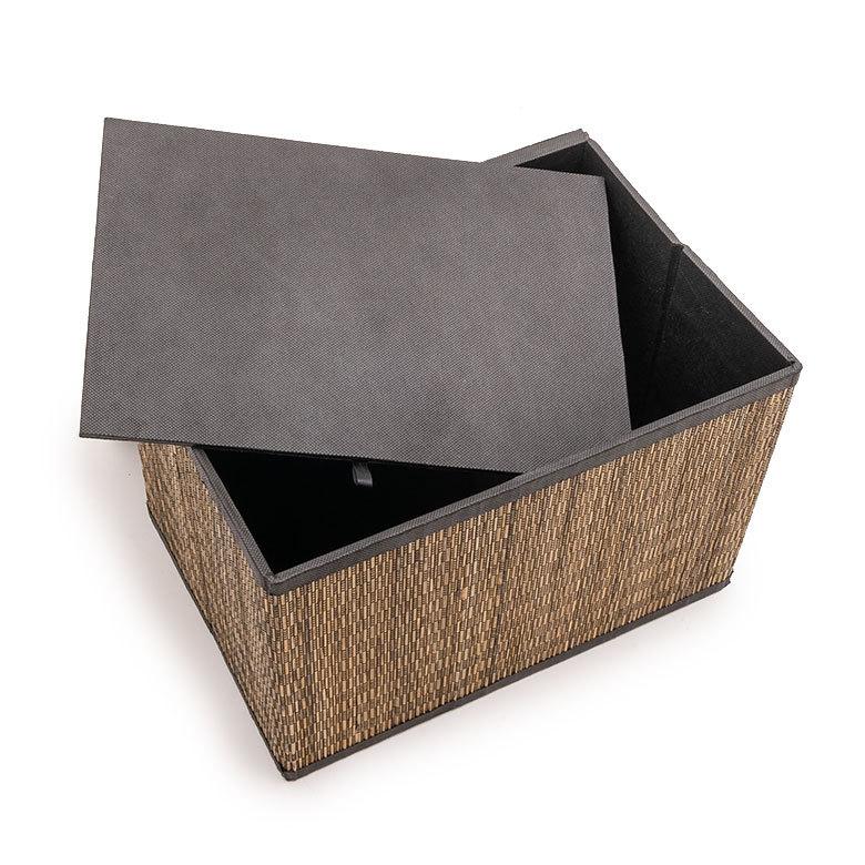 収納 ボックス フタ付き 折りたたみ パームリディ インナー カラー 折り畳み ケース インテリア リビング おしゃれ アジアン 雑貨 バリ島 南国 リゾート  13997 | ブランド登録なし | 09