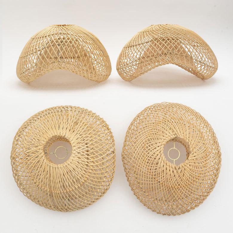 ランプ シェード ペンダント ライト 照明 器具 ラタン 籐 1灯 口金E26 60W LED対応 天井 シーリング 吊り下げ リゾート アジアン 雑貨  13998 | ELEMENTS（インテリア） | 19