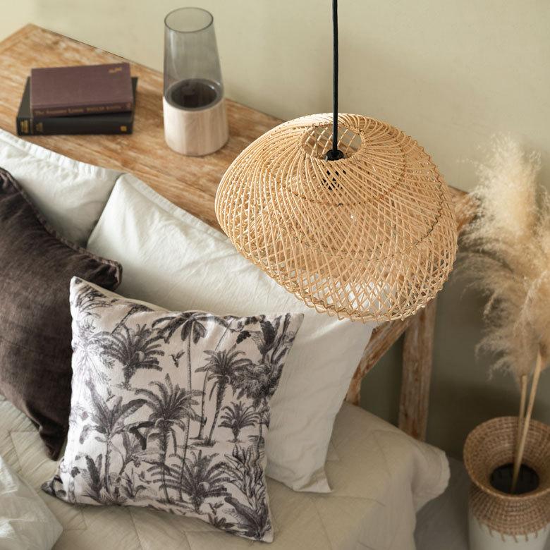 ランプ シェード ペンダント ライト 照明 器具 ラタン 籐 1灯 口金E26 60W LED対応 天井 シーリング 吊り下げ リゾート アジアン 雑貨  13998 | ELEMENTS（インテリア） | 09
