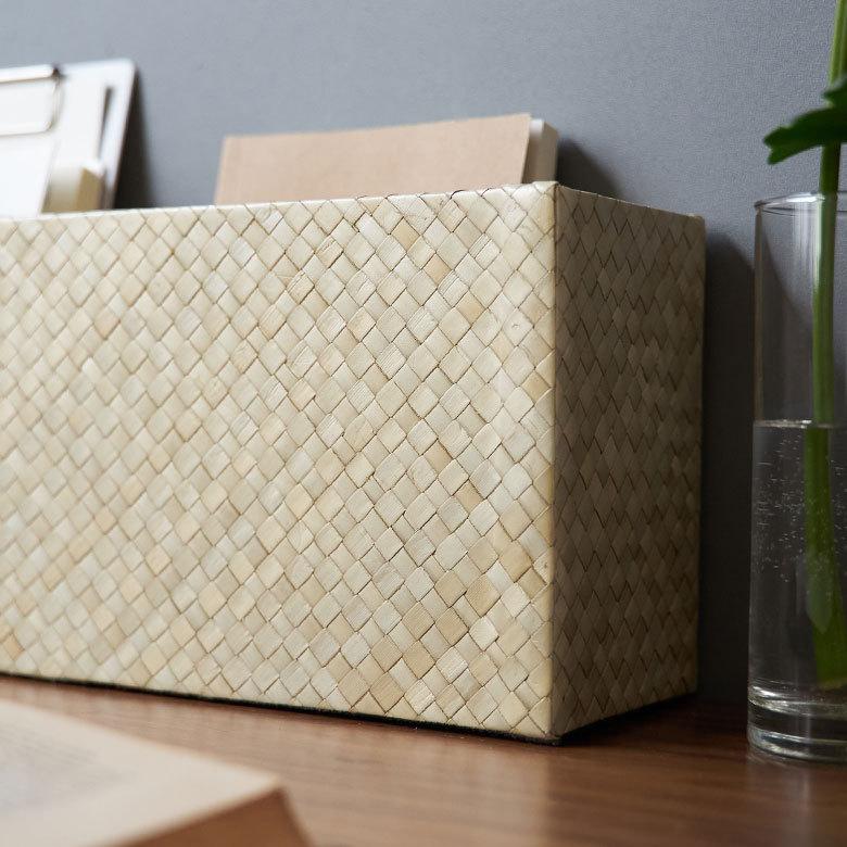 卓上 収納 デスク 机上 スリム 仕切り付 パンダン リモコン ペン 立て スリッパ 入れ  小物 スタンド 玄関 省スペース おしゃれ オフィス 北欧 西海岸 14011 | ELEMENTS（インテリア） | 14