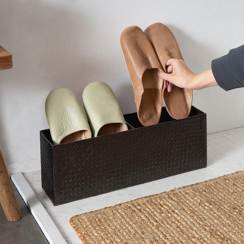 卓上 収納 デスク 机上 スリム 仕切り付 パンダン リモコン ペン 立て スリッパ 入れ  小物 スタンド 玄関 省スペース おしゃれ オフィス 北欧 西海岸 14011 | ELEMENTS（インテリア） | 08
