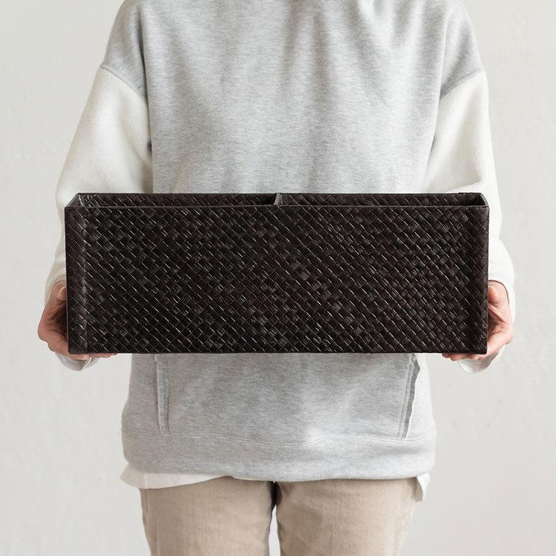 卓上 収納 デスク 机上 スリム 仕切り付 パンダン リモコン ペン 立て スリッパ 入れ  小物 スタンド 玄関 省スペース おしゃれ オフィス 北欧 西海岸 14011 | ELEMENTS（インテリア） | 11