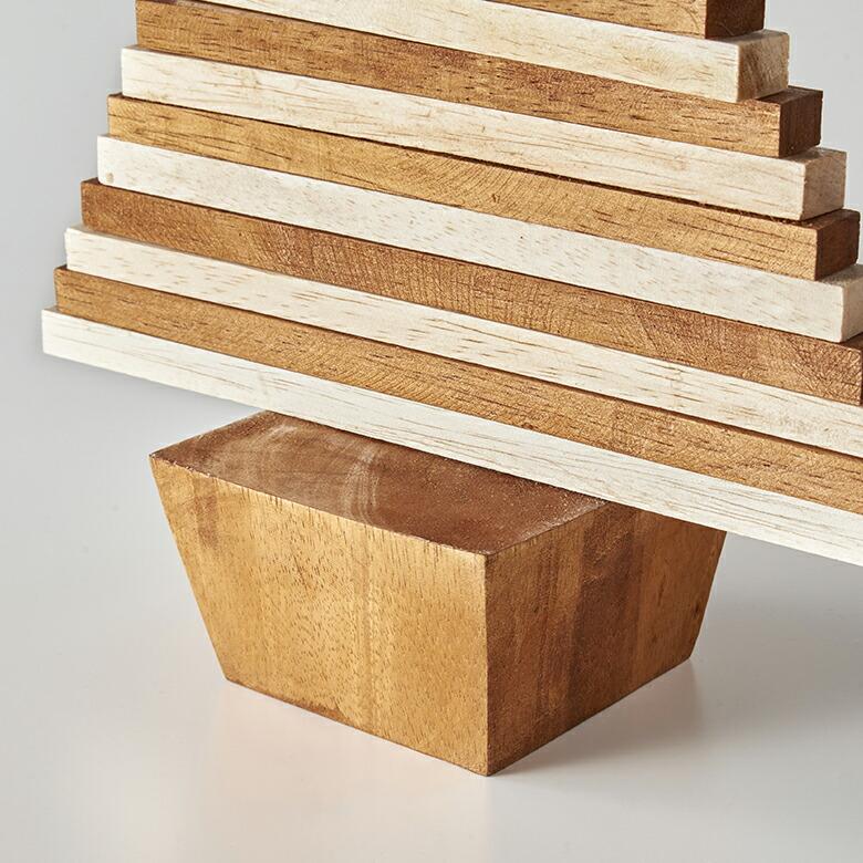 クリスマス ツリー オブジェ ウッド 天然木 アイアン 約 W 25cm D 10cm H 40cm ナチュラル デコレーション 卓上 おしゃれ 北欧 雑貨 インテリア 西海岸風 14018 | ELEMENTS（インテリア） | 17