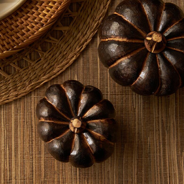 オブジェ パンプキン Sサイズ ベイクド ハロウィン クリスマス  デコレーション 飾り 装飾 置物 かぼちゃ インテリア 北欧 リゾート 西海岸 塩系 男前 14021 | ELEMENTS（インテリア） | 03