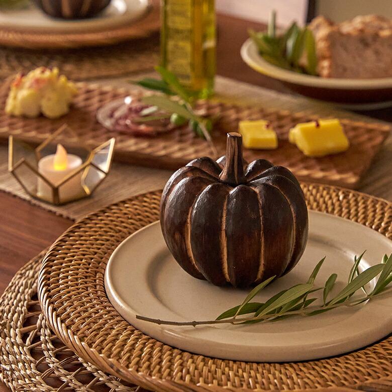 オブジェ パンプキン Sサイズ ベイクド ハロウィン クリスマス  デコレーション 飾り 装飾 置物 かぼちゃ インテリア 北欧 リゾート 西海岸 塩系 男前 14021 | ELEMENTS（インテリア） | 04