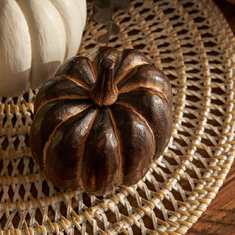 オブジェ パンプキン Sサイズ ベイクド ハロウィン クリスマス  デコレーション 飾り 装飾 置物 かぼちゃ インテリア 北欧 リゾート 西海岸 塩系 男前 14021 | ELEMENTS（インテリア） | 07