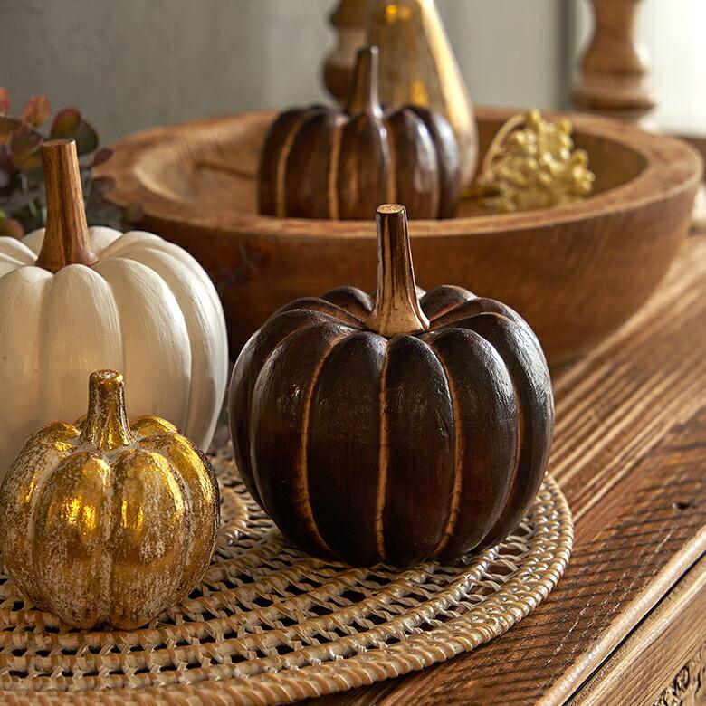 ELEMENTS（インテリア） オブジェ パンプキン Mサイズ ベイクド