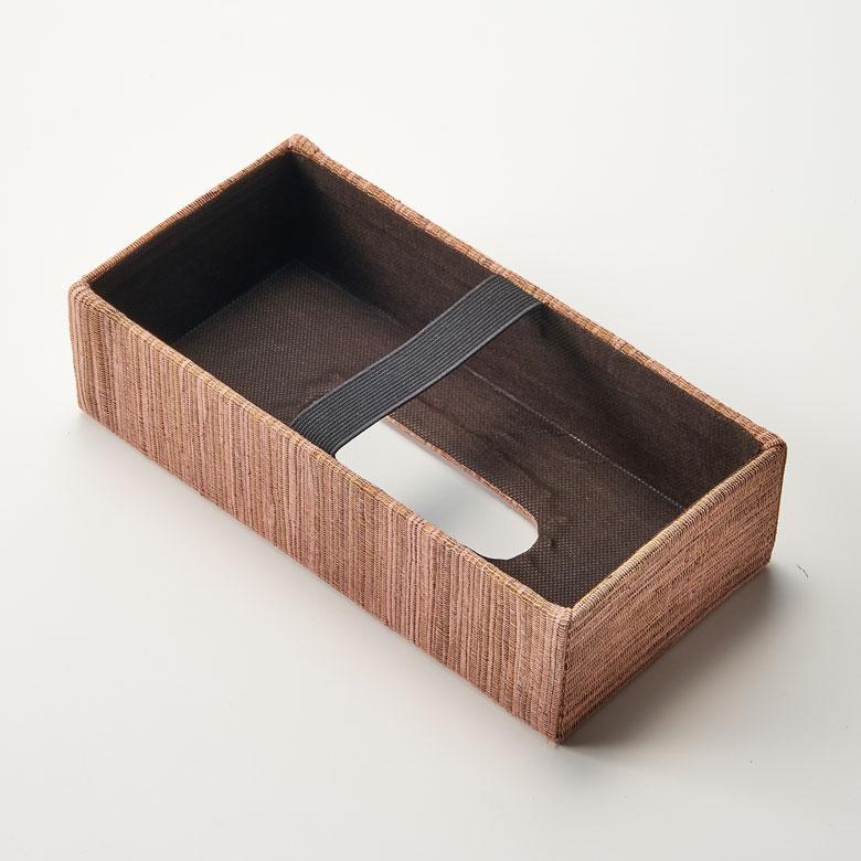 ティッシュ ケース ボックス カバー ウォーターヒヤシンス ブルー ピンク  W 27cm D 13cm H 7cm ホルダー 車 おしゃれ 北欧 西海岸風 14025 | ELEMENTS（インテリア） | 16