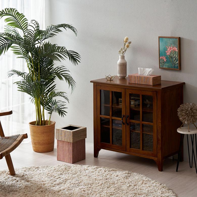 ティッシュ ケース ボックス カバー ウォーターヒヤシンス ブルー ピンク  W 27cm D 13cm H 7cm ホルダー 車 おしゃれ 北欧 西海岸風 14025 | ELEMENTS（インテリア） | 08